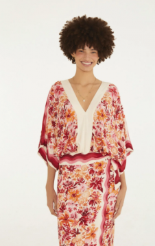 BODY LENÇO FLORALINE FARM REF 373954