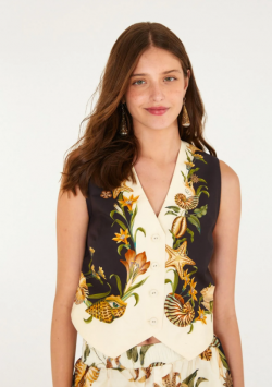 COLETE ESTAMPADO CONCHA SURREAL FARM FARM 356714