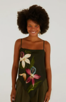 REGATA LENÇO ESTAMPADA MAXI ORQUIDEA- FARM REF 363328