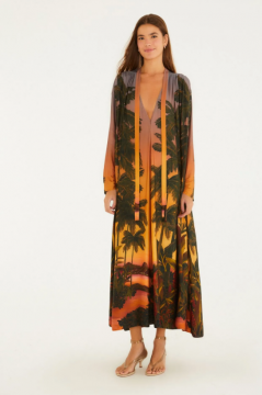 VESTIDO LONGO ESTAMPADO MIRANTE FARM REF 357714