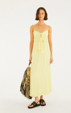 VESTIDO CETIM AMARRAÇÃO FARM REF 356271