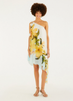 VESTIDO MIDI ESTAMPADO FLORAL SAMANTA- FARM REF 357860