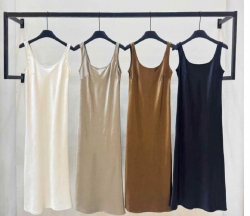 VESTIDO CETIM REF 9569