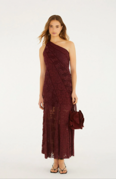VESTIDO NESGA PATCH DE RENDA FARM REF 355671
