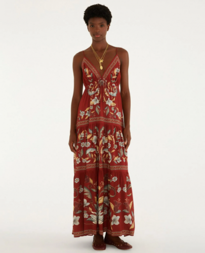 VESTIDO LONGO RETROPICO FARM REF 360706