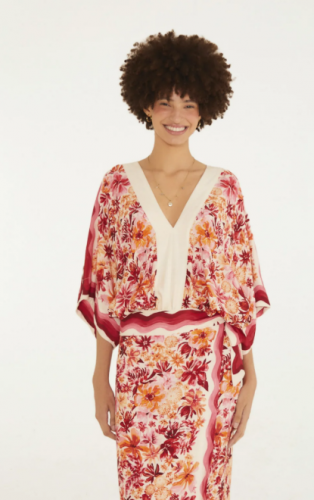 BODY LENÇO FLORALINE FARM REF 373954
