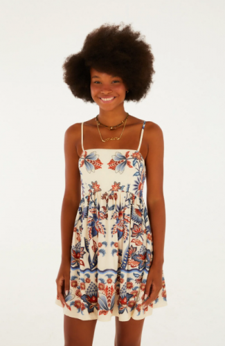 VESTIDO CURTO ENCANTO BOHO FARM REF 370695