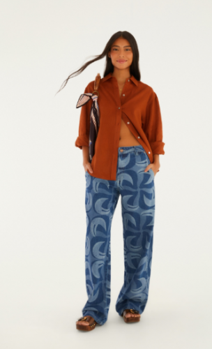 CALÇA JEANS LASER TUCA TROPICAL FARM REF 368500