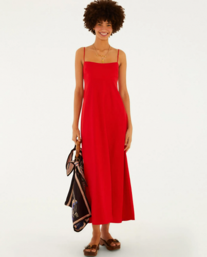 VESTIDO AMPLO MIDI FARM REF 367239