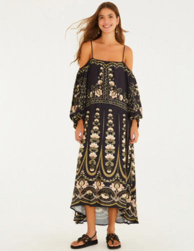 VESTIDO MANGA ESTAMPADO NIKITA FARM REF 358852