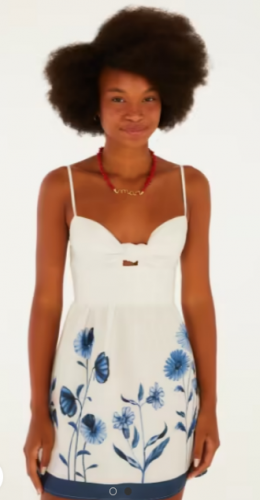 VESTIDO CURTO CIANA FARM REF 368303