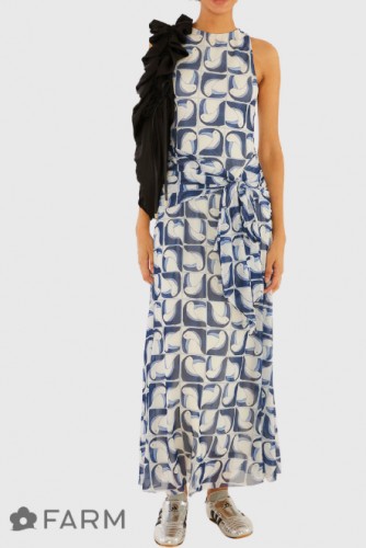 VESTIDO TULE TUCA TROPICAL FARM REF 367833