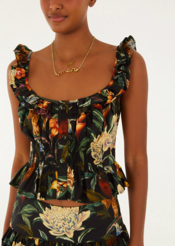 BLUSA ESTAMPADA FAUNA NOTURNA FARM REF 367313