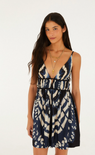 VESTIDO CURTO ALCINHA ESTAMPADO PANAPANA FARM REF 366668
