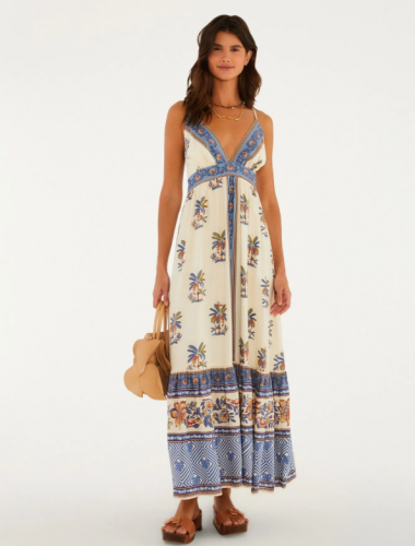 VESTIDO CROPPED ESTAMPADO LUNA FARM REF 370680