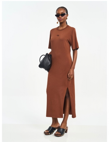 VESTIDO MIDI ESSENTIAL ALGODÃO COLCCI REF 440114976