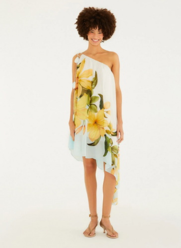 VESTIDO MIDI ESTAMPADO FLORAL SAMANTA- FARM REF 357860