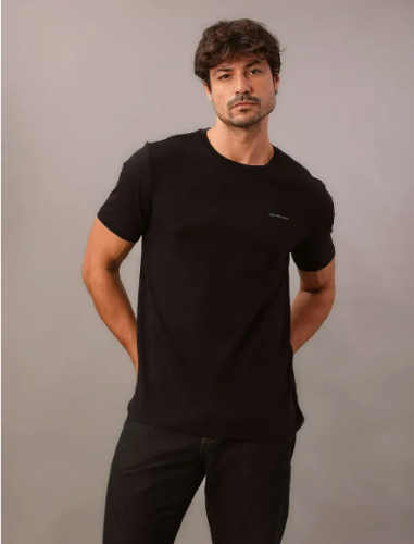 CAMISETA CALVIN KLEIN JEANS LOGO BASICO REF CKJM101