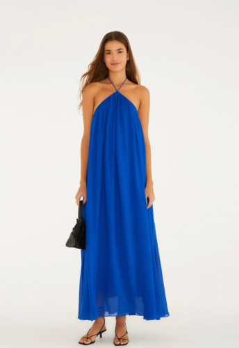 VESTIDO TRANSPARENCIA LONGO FARM REF 356259