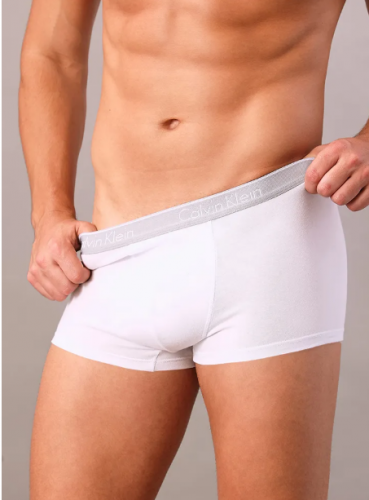 KIT 2 UNDERWEAR BAIXA DE ALGODÃO CLASSICA CUECAS CALVIN KLEIN REF MAS851