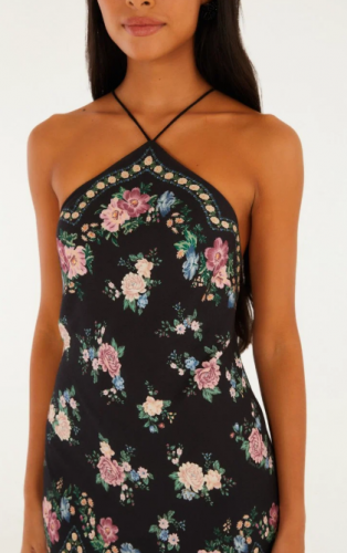 VESTIDO LONGO FRENTE UNICA ROMANCE FARM REF 373259