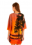 VESTIDO T-SHIRT BIG MIRANTE LARANJA FARM REF 356972