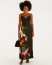VESTIDO LONGO ALCINHA ESTAMPADO MAXI ORQUÍDEA FARM  REF 360729