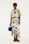 SAIA MIDI RECORTE ESTAMPADA ENCANTO DO RIO FARM REF 367641
