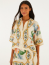 CAMISA LENÇO ESTAMPADA JARDIM REAL FARM REF 370711
