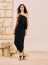VESTIDO MIDI ASSIMETRICO COM BROCHE OPEN REF 442201770