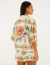 CAMISA LENÇO ESTAMPADA JARDIM REAL FARM REF 370711