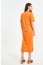 VESTIDO MIDI LONGO EM RELEVO E FENDAS REF 440115389